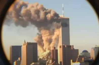 “Rarely Seen Footage Offers New Perspective on Twin Towers Collapse”